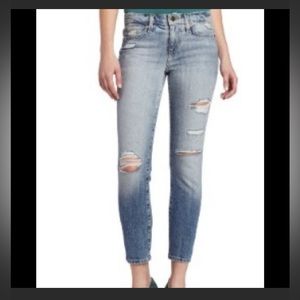 Joe's Jeans Vintage Reserve 1971 The High Water Distress Midrise Straight Ankle